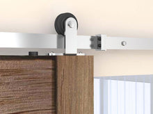 Orca Hardware FTTM-8C 8' Barn Door-Flat Track Kit With Top Mount Hangers