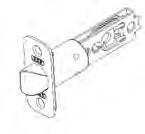 Better Home Products G2PAS238 Grade 2 Part U.L. Listed 2-3/8" Passage Latch.