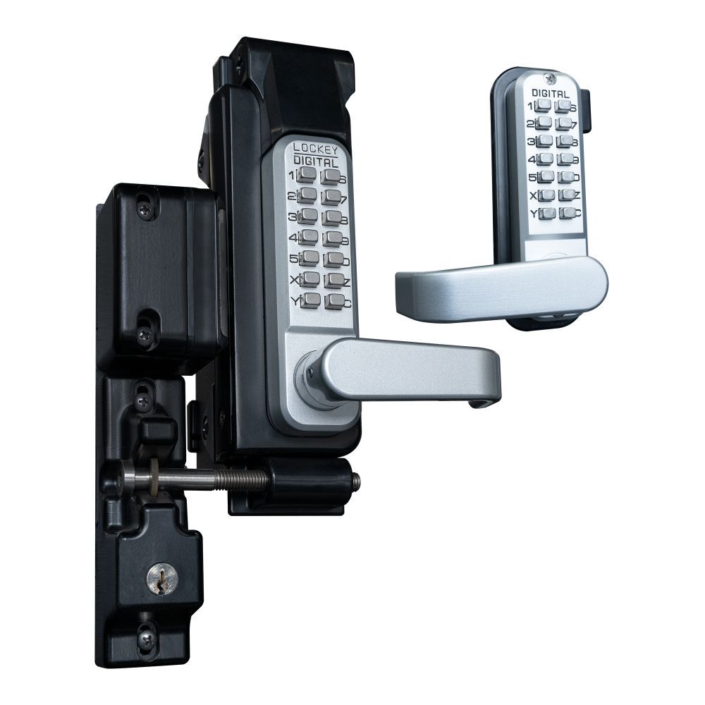 Lockey GL2-MGDC Sumo Surface Mount Gate Lock with Passage and Key Lockout Function with Double Combination.
