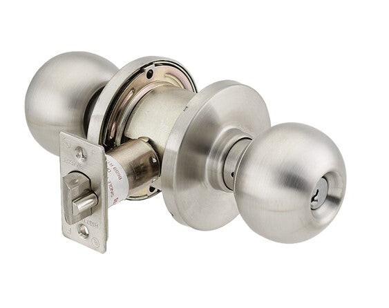 Cal-Royal GRB00-US32D Grade 1 Entry Knob Lockset with 2-3/4" Backset.