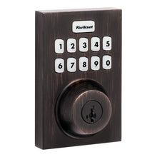 Kwikset HC620CNTZW700LR-11PS Contemporary Home Connect Keypad Connected Smart Lock Deadbolt with Z-Wave 700 Long Range and SmartKey with RCALFD Latch and RCS Strike Venetian Bronze Finish.