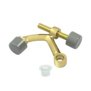 Deltana HP70U3-UNL Hinge Pin Stop; Hinge Mounted; Unlacquered Bright Brass Finish.