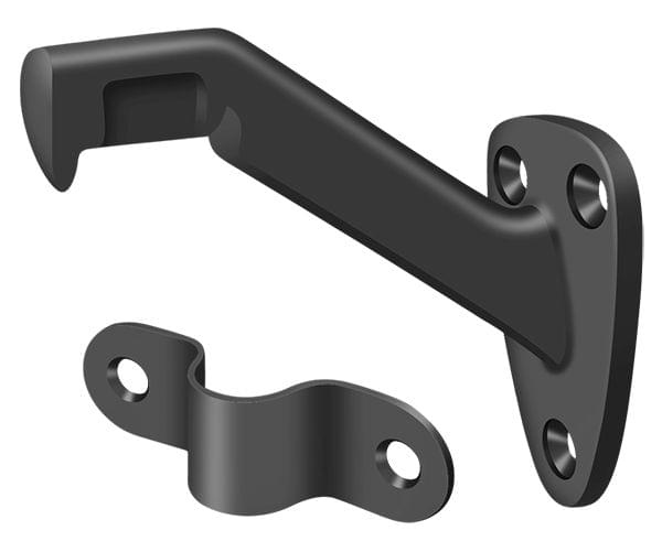 Deltana HRB325U10B Hand Rail Brackets; 3-5/16" Projection; Oil Rubbed Bronze Finish.