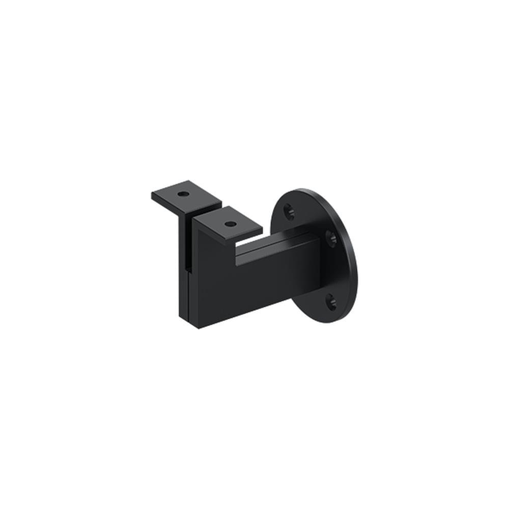 Deltana HRBM325U19 Heavy Duty Modern Handrail Bracket with 3-1/4" Projection Black Finish.