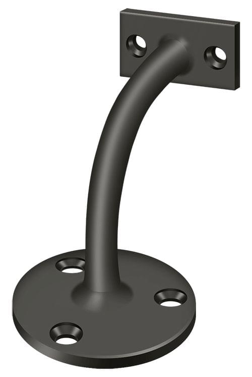 Deltana HRC175U10B Hand Rail Brackets; 3-3/16" Projection Light Duty; Oil Rubbed Bronze Finish.