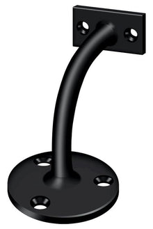 Deltana HRC175U19 Hand Rail Brackets; 3-3/16" Projection Light Duty; Black Finish.