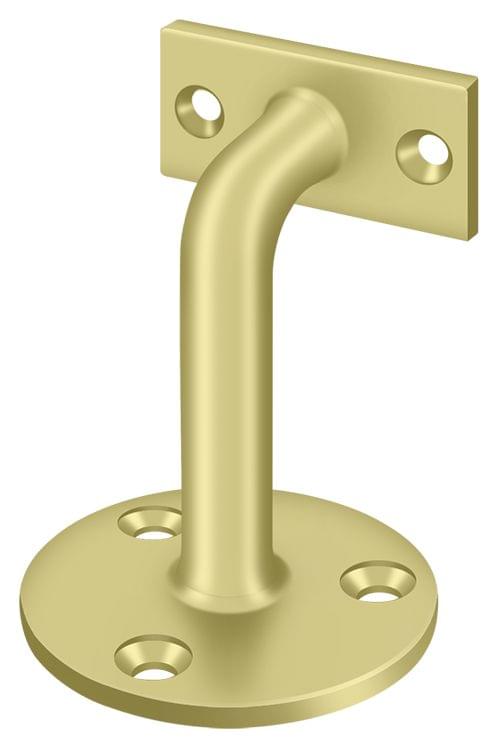 Deltana HRC253U3 Hand Rail Brackets; 3" Projection; Bright Brass Finish.