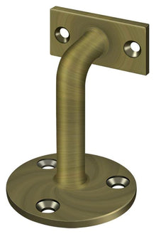 Deltana HRC253U5 Hand Rail Brackets; 3" Projection; Antique Brass Finish.