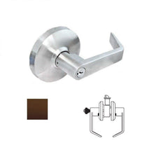 Cal-Royal ICCGN03 Grade 1 Clutch SFIC Classroom Door Lever Lockset with 2-3/4" Backset Less Core.