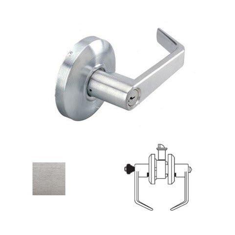Cal-Royal ICSL00-2-3/8 Grade 2 SFIC Entry Door Lever Lockset with 2-3/8" Backset Less Core