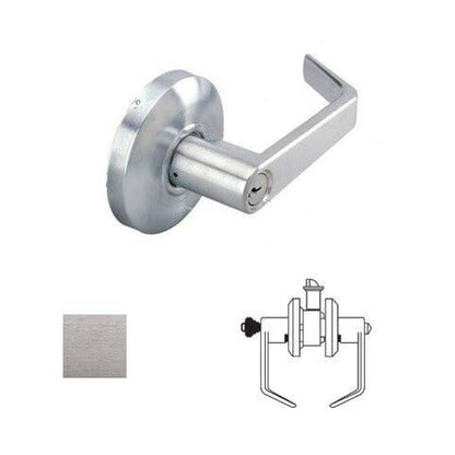 Cal-Royal ICSL00-2-3/8 Grade 2 SFIC Entry Door Lever Lockset with 2-3/8" Backset Less Core