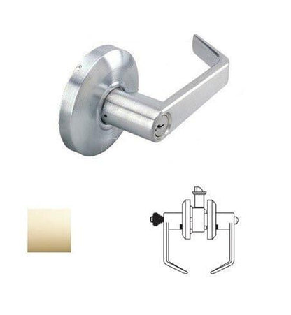Cal-Royal ICSL00-2-3/8 Grade 2 SFIC Entry Door Lever Lockset with 2-3/8" Backset Less Core