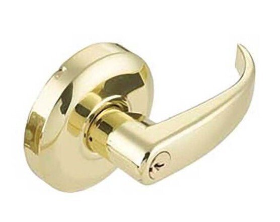 Cal-Royal ICSL03 Grade 2 SFIC Classroom Door Lever Lockset with 2-3/4" Backset Less Core