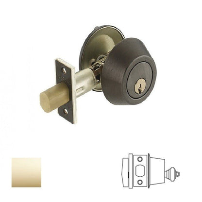 Cal-Royal ICT220 Grade 2 SFIC Single Cylinder Deadbolt Less Core