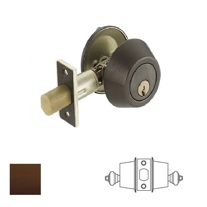 Cal-Royal ICT330 Grade 2 SFIC Double Cylinder Deadbolt Less Core