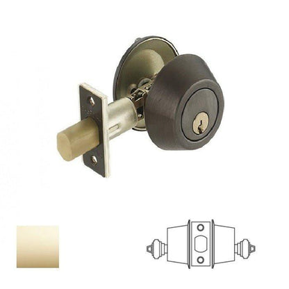 Cal-Royal ICT330 Grade 2 SFIC Double Cylinder Deadbolt Less Core.