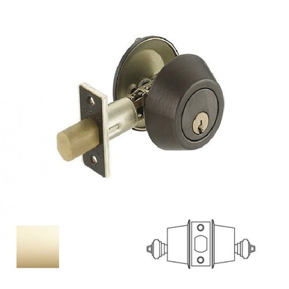 Cal-Royal ICT330 Grade 2 SFIC Double Cylinder Deadbolt Less Core