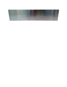 Don-Jo J102670634 6" x 34" Kick Plate Satin Nickel Finish.