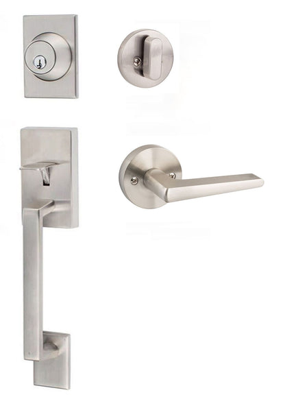 Sure-Loc KN507-R-BS-RD Koln Handleset with Basel Round Handleset Trim
