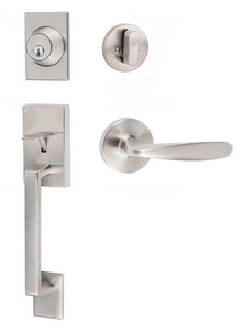 Sure-Loc KN507-R-TR Koln Handleset with Torino Handleset Trim