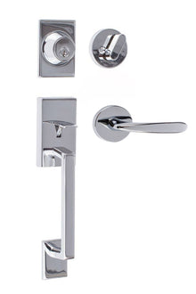 Sure-Loc KN507-R-TR Koln Handleset with Torino Handleset Trim