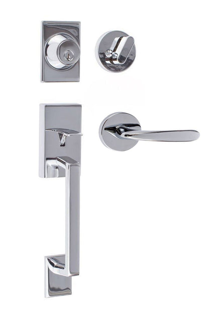 Sure-Loc KN507-R-TR Koln Handleset with Torino Handleset Trim