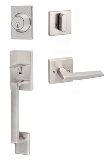 Sure-Loc KN507-S-BS-SQ Koln Handleset with Basel Square Handleset Trim