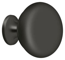 Deltana KR114U10B Knob Round Solid; Oil Rubbed Bronze Finish.