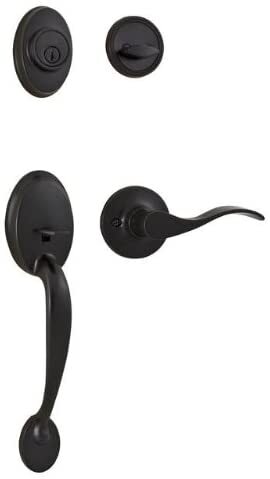 Weslock L2810-XFR2D Hillcrest Single Cylinder Handleset with Left Hand New Haven Lever