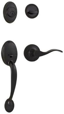 Weslock L2810-XFR2D Hillcrest Single Cylinder Handleset with Left Hand New Haven Lever