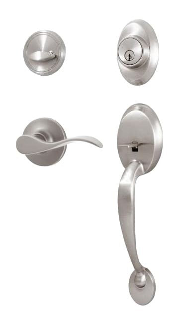 Weslock L2810-XFR2D Hillcrest Single Cylinder Handleset with Left Hand New Haven Lever