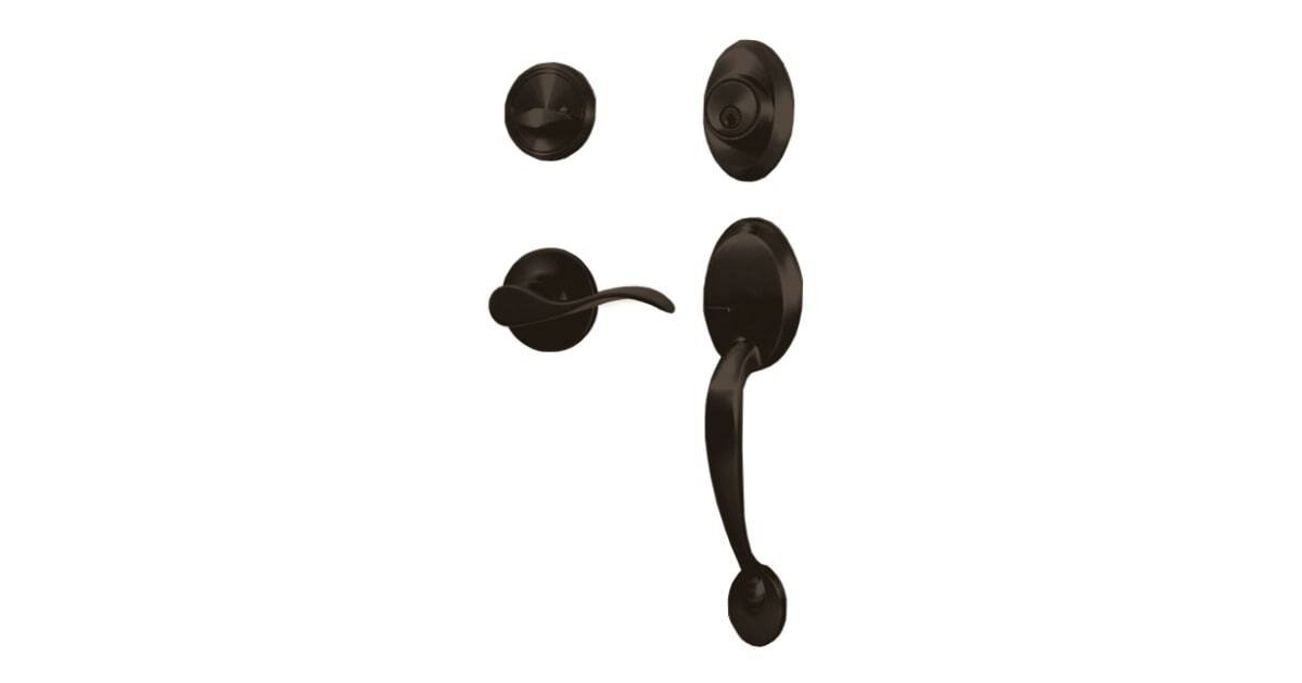 Weslock L2815-X0020 Hillcrest Dummy Handleset with Left Hand New Haven Lever