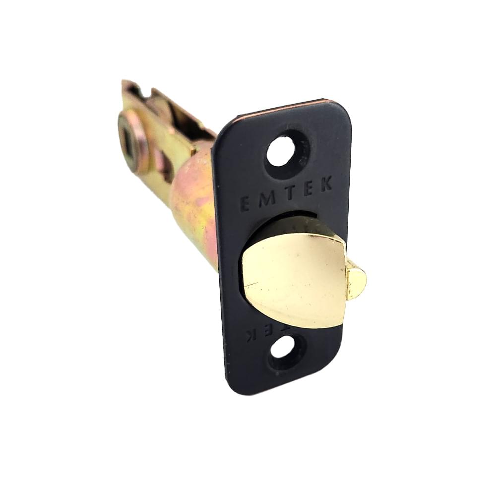 Emtek LC4-DLB275R-US10B Key in Lever or Knob 2-3/4" Backset 1/4" Radius Corner Deadlatch Oil Rubbed Bronze Finish.