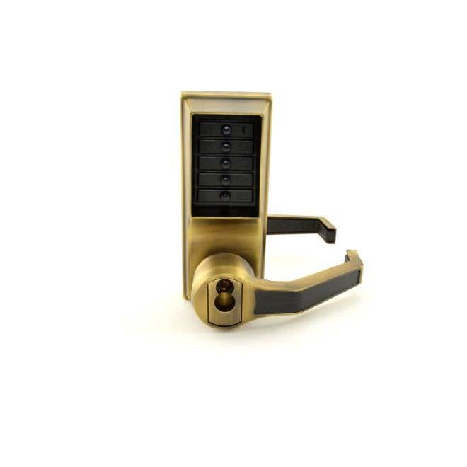 Kaba Simplex LR10 Right Hand Mechanical Pushbutton Lever Lock with Key Override