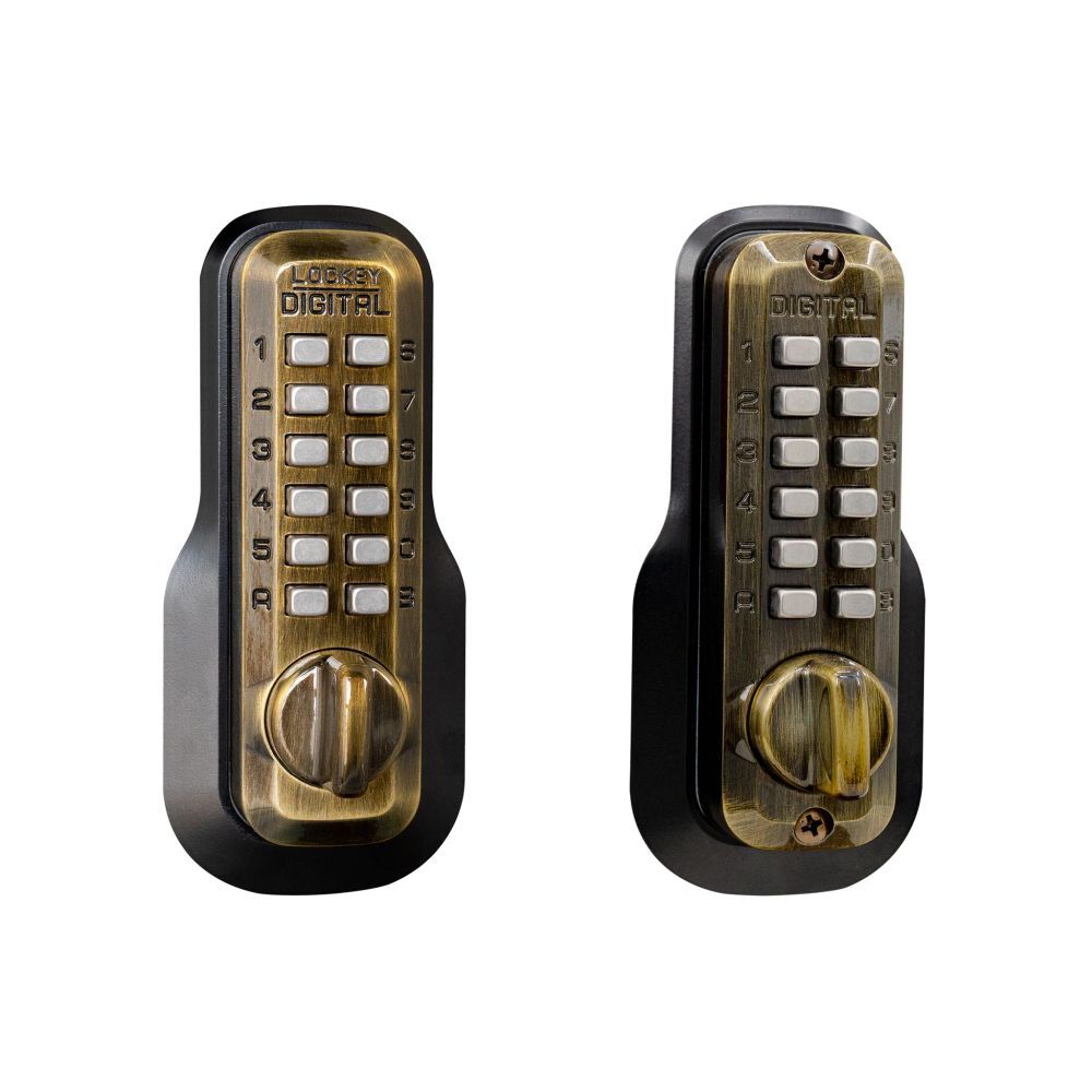 Lockey M210-DC Mechanical Keyless Deadbolt with Double Combination.