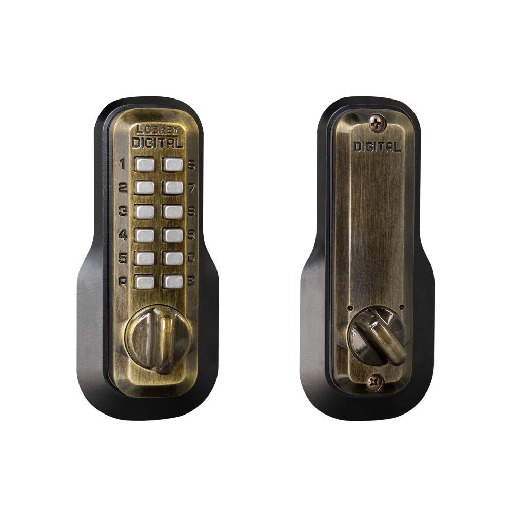 Lockey M210 Mechanical Keyless Deadbolt with Single Combination.