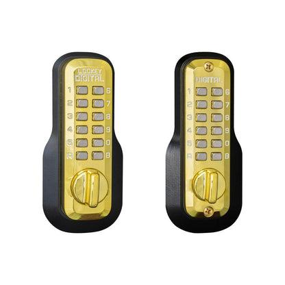 Lockey M210-DC Mechanical Keyless Deadbolt with Double Combination.