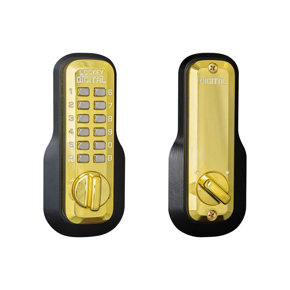Lockey M210 Mechanical Keyless Deadbolt with Single Combination.