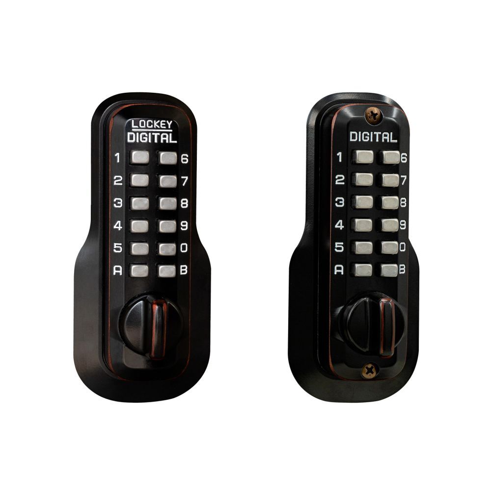 Lockey M210-DC Mechanical Keyless Deadbolt with Double Combination.