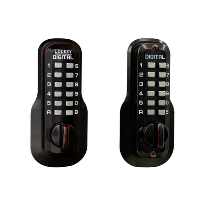Lockey M210-DC Mechanical Keyless Deadbolt with Double Combination.