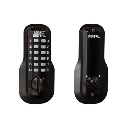Lockey M210 Mechanical Keyless Deadbolt with Single Combination.