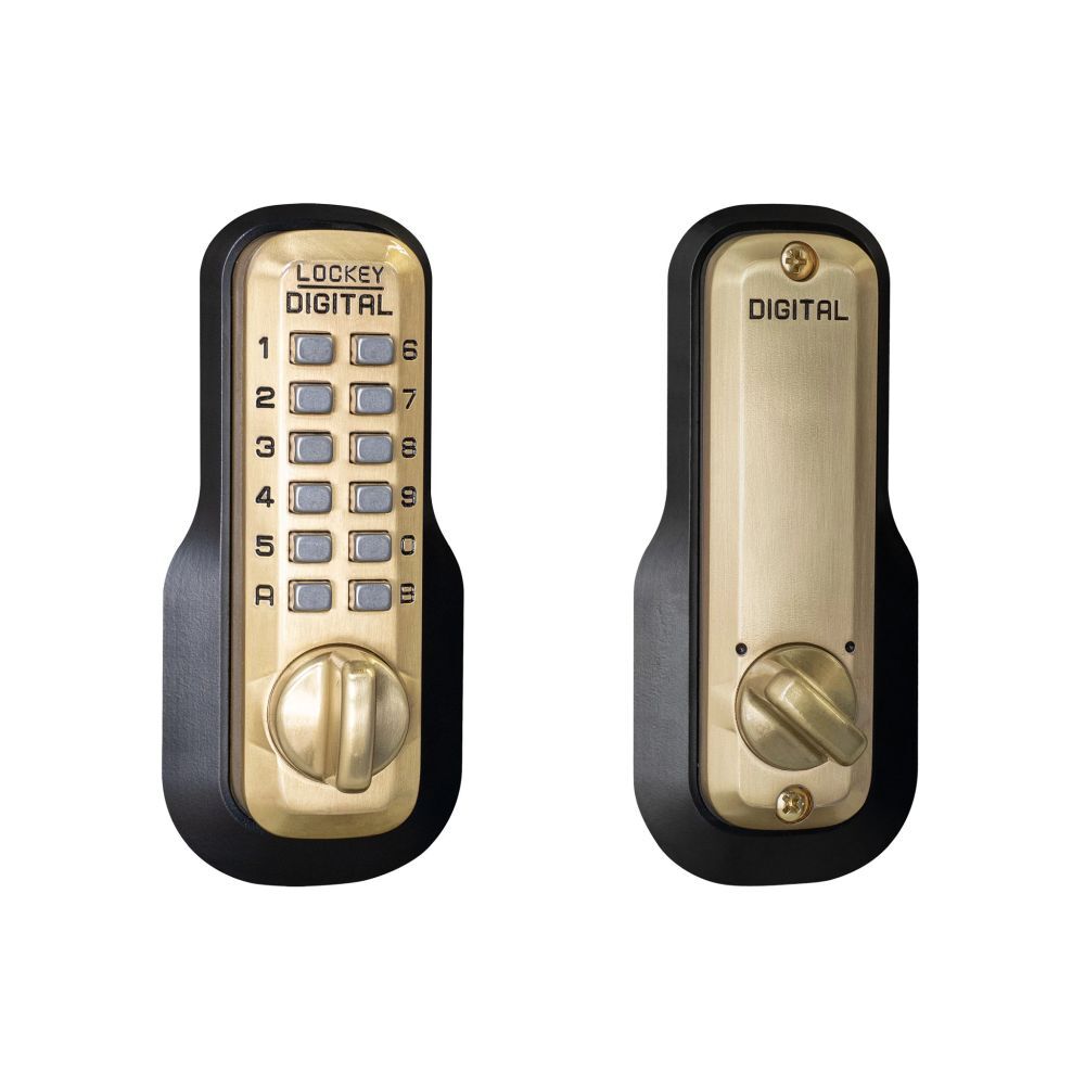 Lockey M210 Mechanical Keyless Deadbolt with Single Combination.