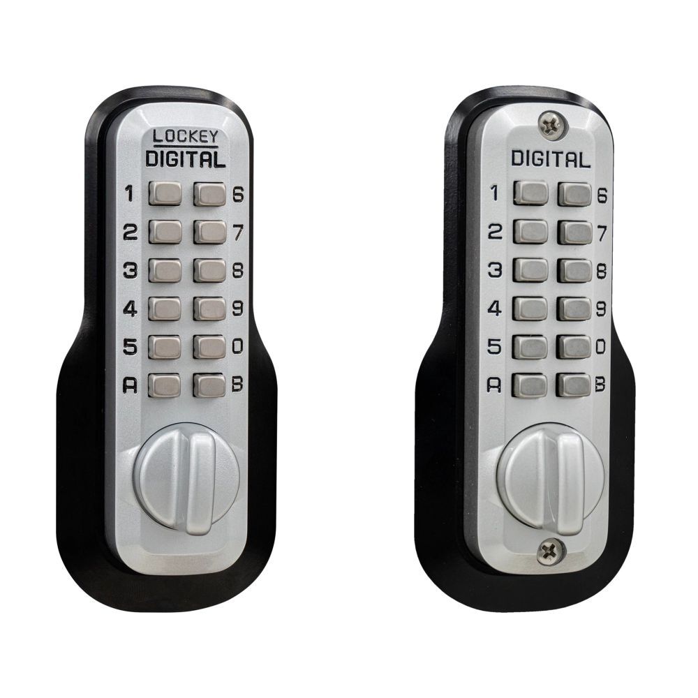 Lockey M210SCMGDC Mechanical Keyless Deadbolt with Double Combination.