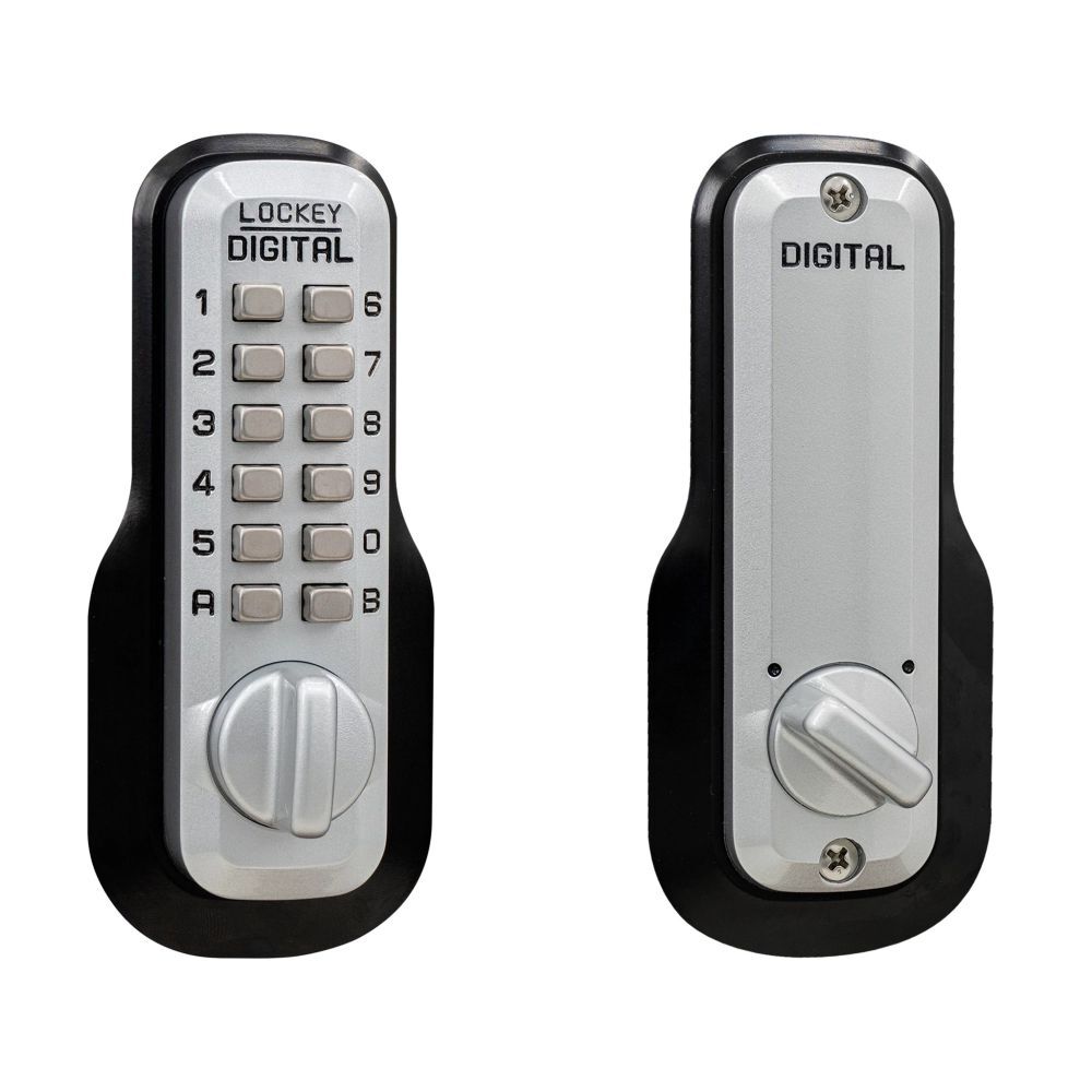 Lockey M210SCMG Mechanical Keyless Deadbolt with Single Combination.