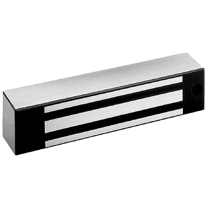 Securitron M32F 12 Volt / 24 Volt DC M32 Magnalock with Face Drilled Satin Stainless Steel Finish