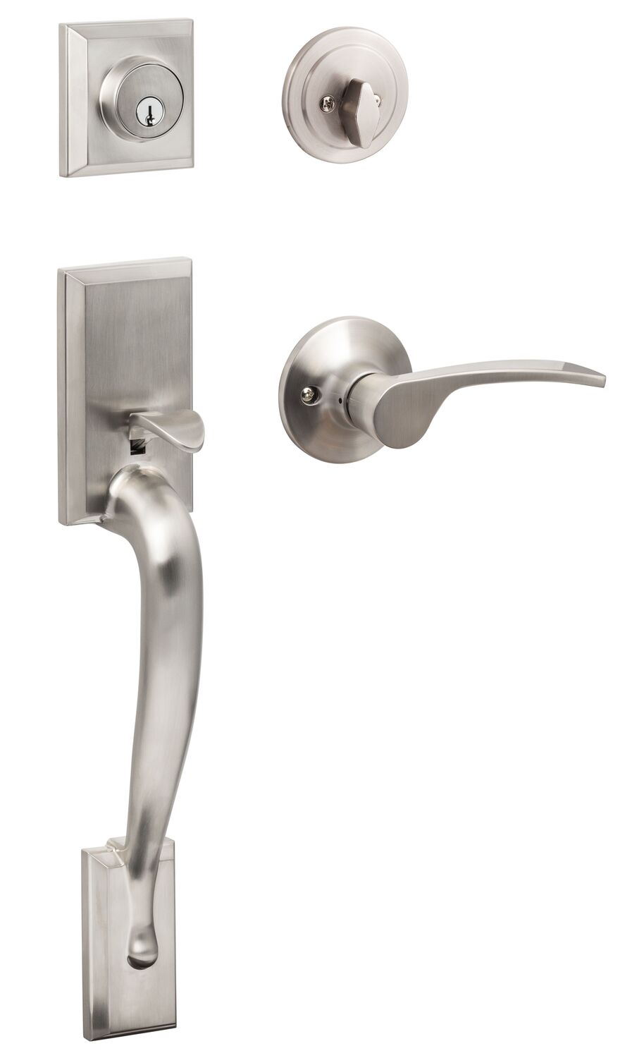 Sure-Loc MA507-G2-EG-RH Madison Handleset with Edge Handleset Trim Lever