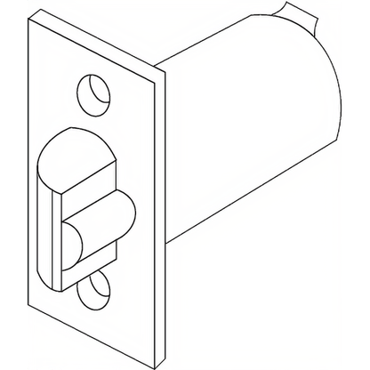 Yale MCD2386 2-3/8 Inch Deadlatch for 4600 Series with Square Corner 1 Inch Face
