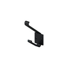 Deltana MH12U19 Double Modern Hook Black Finish.
