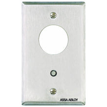 Securitron MKA Single Gang Alternate Mortise Key Switch Satin Stainless Steel Finish.