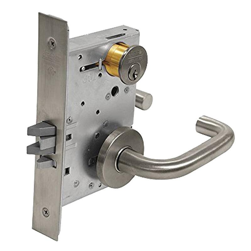 Corbin Russwin ML2057LWA626 Storeroom Mortise Lock Wrought Lustra Lever